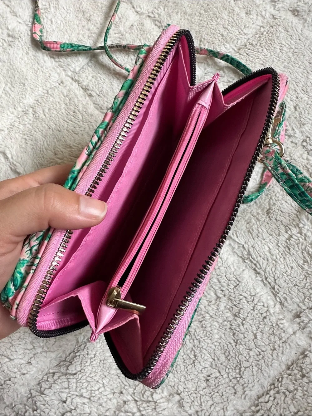 Simply Southern | Pink Quilted Sea Turtles Snap Crossbody Purse | One Size